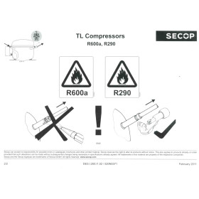 Compressor danfoss secop tl4gh 102g4455