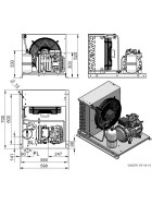 Condensing unit dorin au-h181cc-e