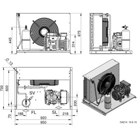Verflüssigungssatz Dorin AU-H392CS-E