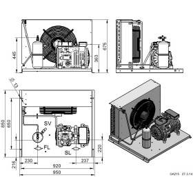 Verflüssigungssatz Dorin AU-H403CS-E