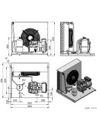 Condensing unit dorin au-h701cc-e