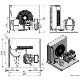 Verflüssigungssatz Dorin AU-H701CS-E