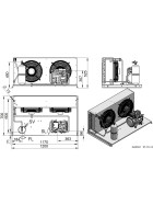 Condensing unit dorin au2-h281cc-e