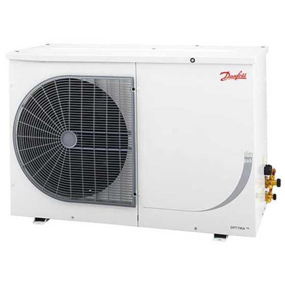 Aussen-Verflüssigungssatz Danfoss Secop Optyma Slim, OP-MSXM080MLW05E (Alte Bezeichnung:OP-SLPMLZ038ME), 400 V / 3 / 50 Hz