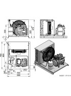 Condensing unit dorin ua-h150cs-e