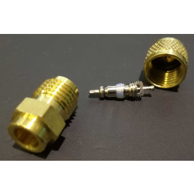 Service valve without pipe 6mm ods