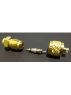 Service valve without pipe 6mm ods