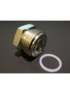 Adapter zum löten, gerade, F Rotalock, 1" - 12mm