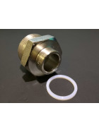 Adapter zum löten, gerade, F Rotalock, 1" - 12mm