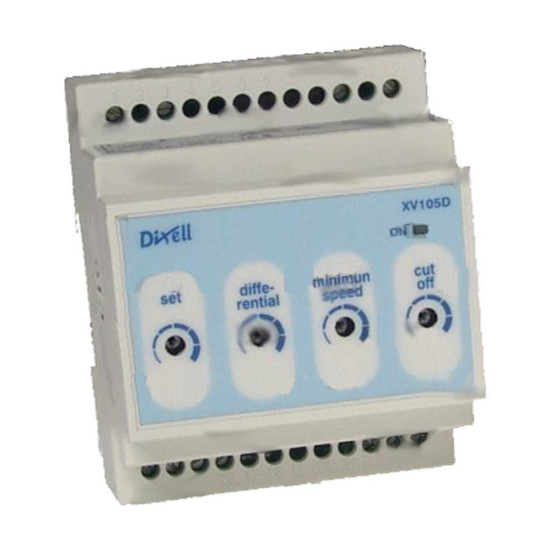 Drehzahlregler für Lüfter, Dixell - XV 105D-50DV0, 230 V, 50 Hz,
