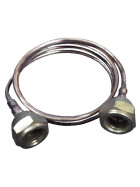 Druckausgleichsleitung / Kapillarrohr 1m mit Überwurfmutter 1/4" SAE ohne Ventildrücker