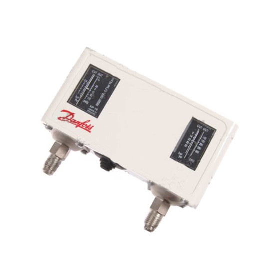 Druckschalter, Danfoss, Dual, KP15,man. Reset, Eingang ¼", 060-124566