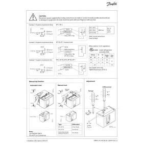 Pressure switch danfoss kp7w 060-119066