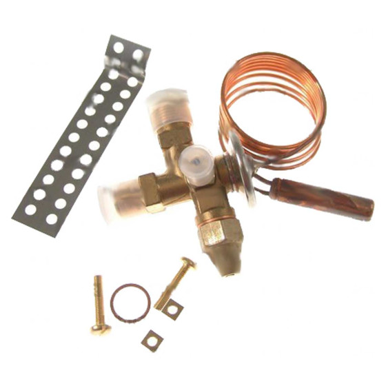 Expansionsventil, thermostatisch, Honeywell TMVX-00110, R404A, R402A, R407B, R502, R507A, MOP -10° C, ohne Düse