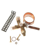Expansionsventil, thermostatisch, Honeywell TMVX-00110, R404A, R402A, R407B, R502, R507A, MOP -10° C, ohne Düse