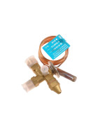 Expansionsventil, thermostatisch, Honeywell, TMVX-00105, R134A, R401A, R22, R407C, R407A, R422D, R404A, R507A, R402A, R407B, R410A, ohne Düse