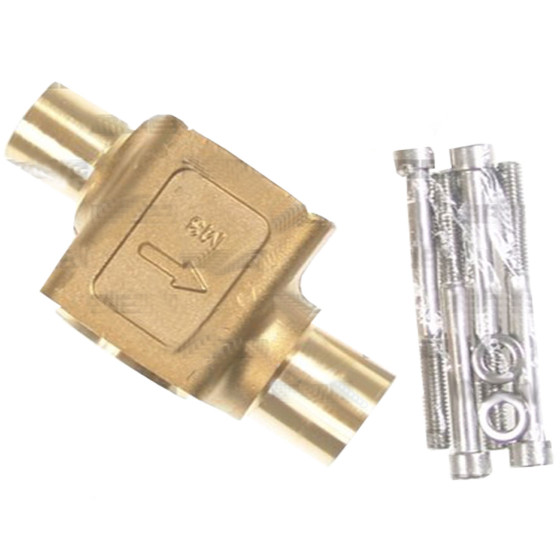 Expansionsventil, thermostatisch, Unterteil Danfoss TE12/20, gerade, 16 x 22mm, 067B4018