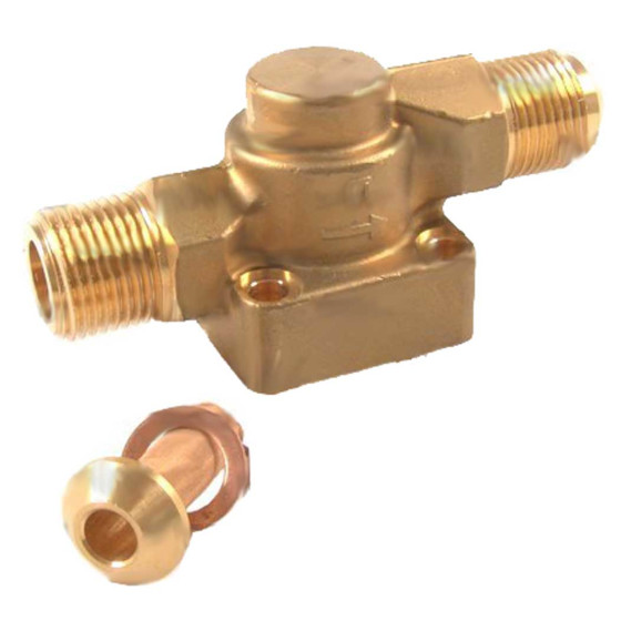 Expansionsventil, thermostatisch, Unterteil Honeywell TMX - gerade, Anschluss 7/8" x 7/8" UNF