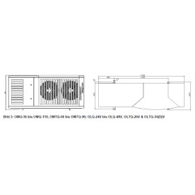 Condensing unit case copeland omtq-60