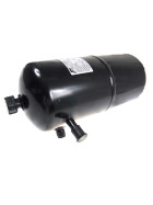 Kältemittelsammler, 4,6 l, Eingang 12mm ODS, Ausgang 1" SAE, M8