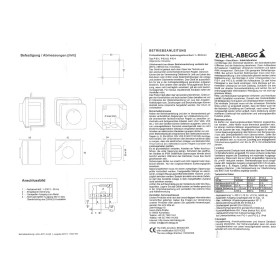 Lüfter-Drehzahlregler, Ziehl-Abegg, P-E-1 A, 230 V/1Ph,manuell
