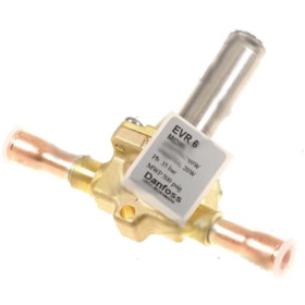 Magnetventil Danfoss EVR 6 NC, Löt 10mm ODF, kv 0,8...