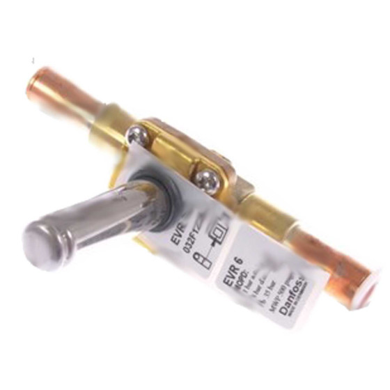 Magnetventil Danfoss EVR 6 NC, Löt 12mm ODF, kv 0,8 kW, 032F1236