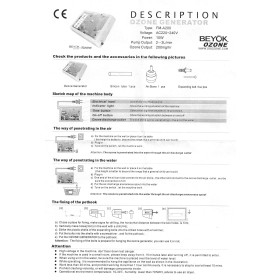 Ozon generator aquarium fm-a200 15 w
