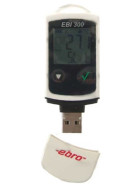 Temperatur Datenlogger, Ebro, EBI 300, USB-Anschluss, autom. PDF-Erstellung, NTC Sensor, LCD Display