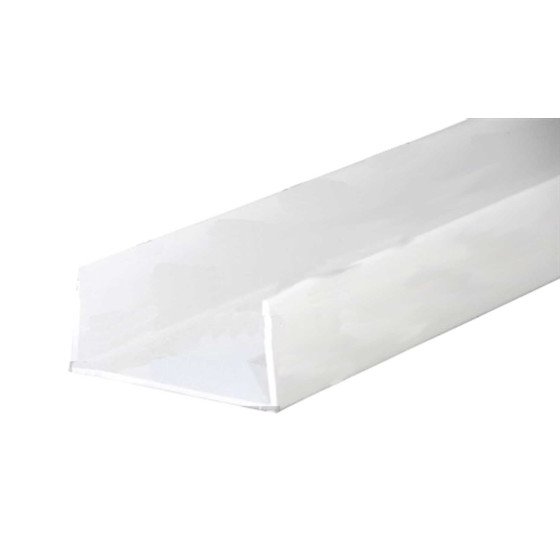 U-Leiste - PVC für PUR-Paneel 080, 30 x 80 x 30mm, L = 4m