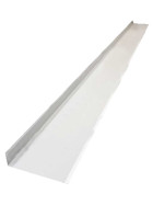 L-profile white sheet outdoor 100x40mm 2m
