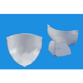 Profil corner cover pvc 100mm white