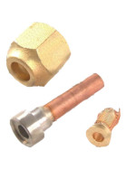 Adapter, Danfoss, mit Filter, 6mm ODF, Löt für Ventile T / TE3, 068-4101