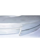 Flexible plastic bumper 80mm ral 9006