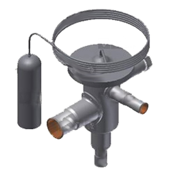 Expansionsventil, thermostatisch, Danfoss, TUBE - 4, R404A, R507, 068U2088