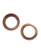 Copper gasket nuts 1-4 inch sae