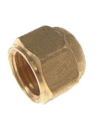 Flare cap nut 5-16 inch sae