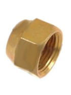 Flare cap nut 5-8 inch sae