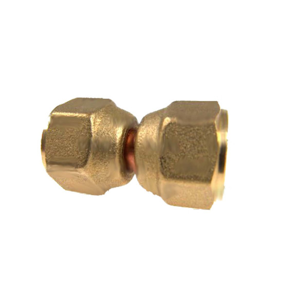 Flare twin nut 1-4 inch sae