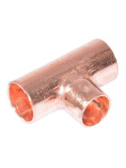 Copper tee reducing f-f-f 12-10-12mm