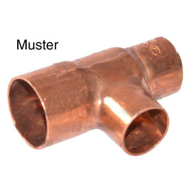Kupfer T-Stück reduziert i/i/i 12-06-12mm