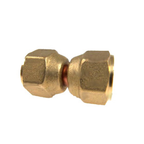 Flare twin nut 1-2 inch sae