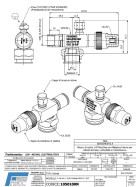 Rotalock valve connection 1 -16mm