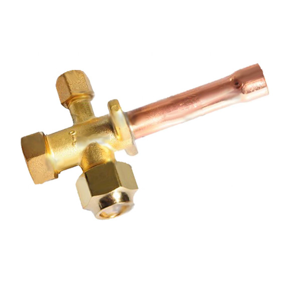 Ventil Split-Klimaanlage, 3-wege, 1/2" ODS x 1/2" SAE, + 1/4"