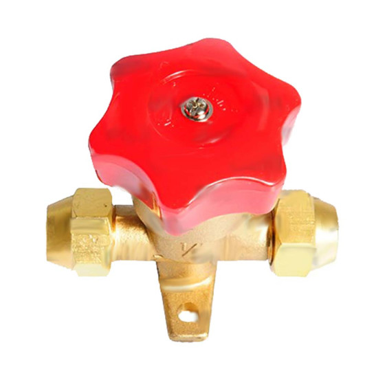 Shut-off valve flare 5-8 inch sae