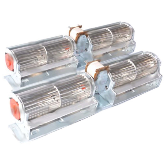 Fan tangential 2x 180x60mm 25 w motor l-r