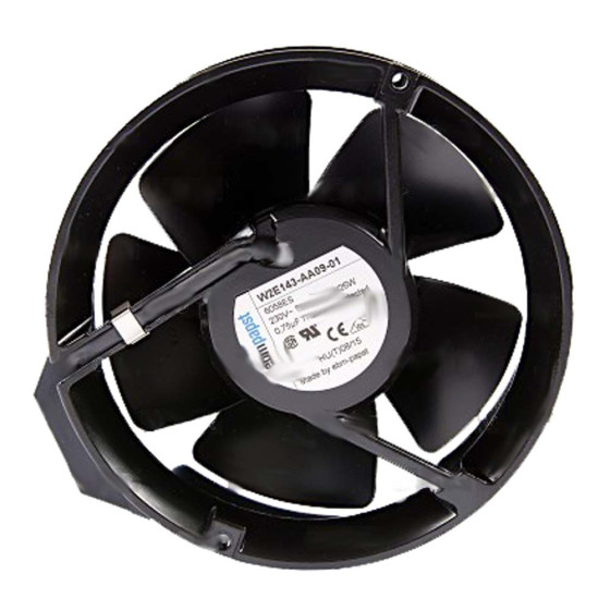 Ventilator axial W2S130-BM03-01, d=150 x 55mm, 230 V, für Rohr