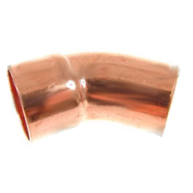 Copper bend 45 male-f 76mm
