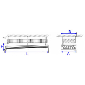 Tropfschale für Verdampfer REC17060, 640 x 685 x 250...