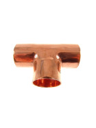 Copper tee f-f-f 108mm